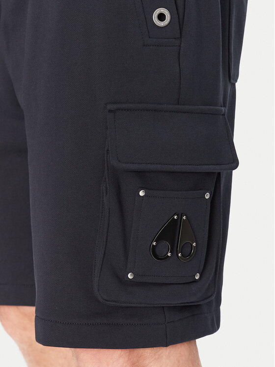 Moose Knuckles Moose Knuckles Pantaloni scurți sport Hartsfield M14MR794 Bleumarin Regular Fit