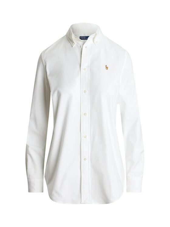 Polo Ralph Lauren Polo Ralph Lauren Cămașă 211941520002 Alb Slim Fit