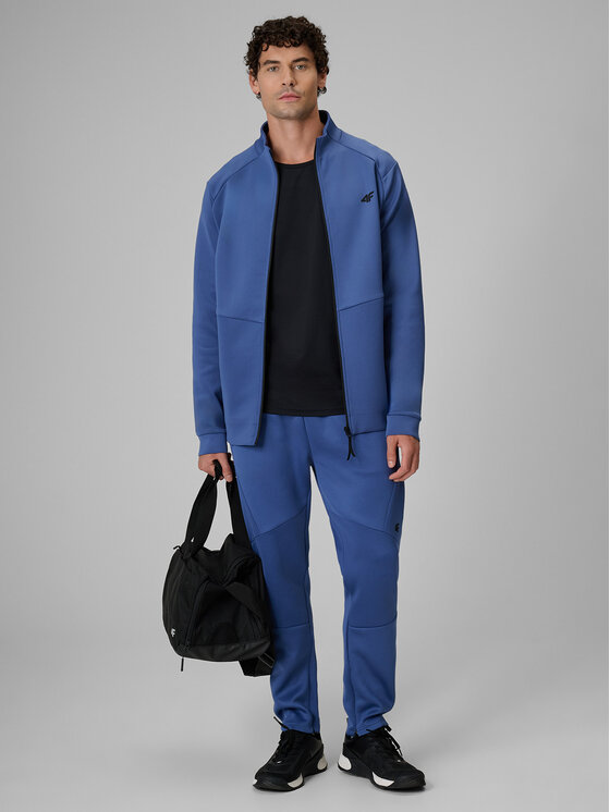 4F 4F Bluza techniczna CORE SYSTEM Niebieski Regular Fit
