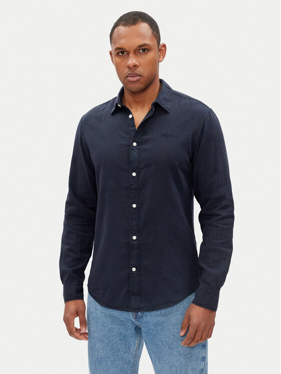 Pepe Jeans Pepe Jeans Cămașă Arnau PM308844 Bleumarin Regular Fit