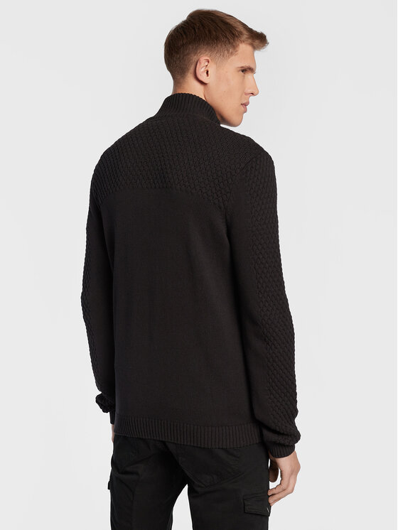 Solid Solid Кардиган Clive 21107144 Черен Regular Fit