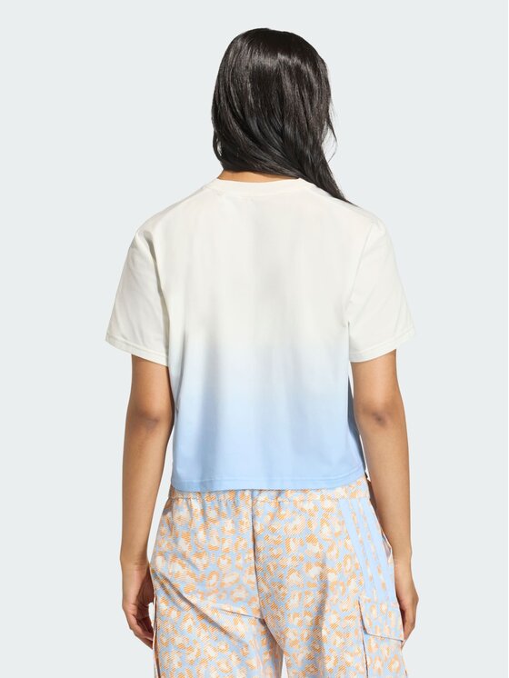 adidas adidas Koszulka techniczna Terrex Multi Tee Meadow Biały Loose Fit