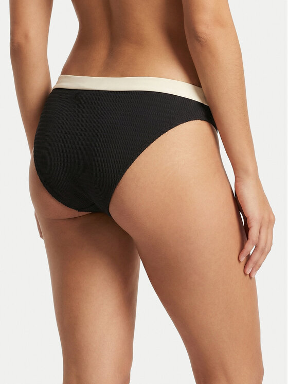 Seafolly Seafolly Μπικίνι κάτω μέρος Band Wave 40368-305 Μαύρο