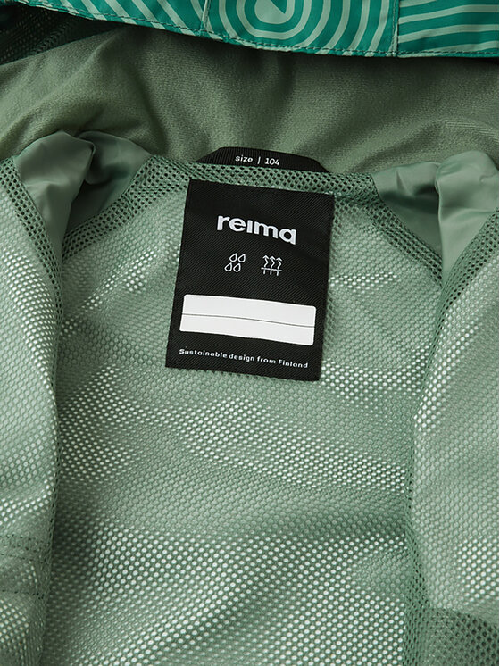 Reima Reima Kurtka przeciwdeszczowa Schiff 5100169B Zielony Regular Fit
