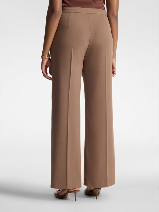 Elena Mirò Elena Mirò Pantaloni di tessuto P053P000580N0E2 Crema Flare Fit