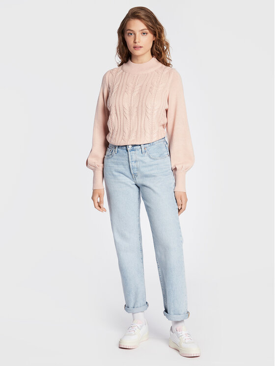 Brave Soul Brave Soul Πουλόβερ LK-286SAHARA Ροζ Regular Fit