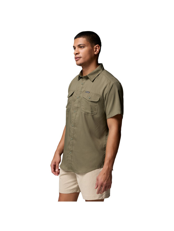 Columbia Columbia Koszula Utilizer II Solid Short Sleeve Shirt Zielony Regular Fit