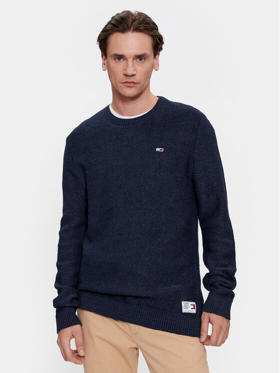 Tommy Jeans Tommy Jeans Sweater DM0DM15060 Sötétkék Regular Fit