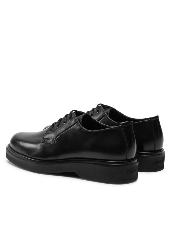 Calvin Klein Calvin Klein Pantofi Lace Up - Lth HW0HW02278 Negru