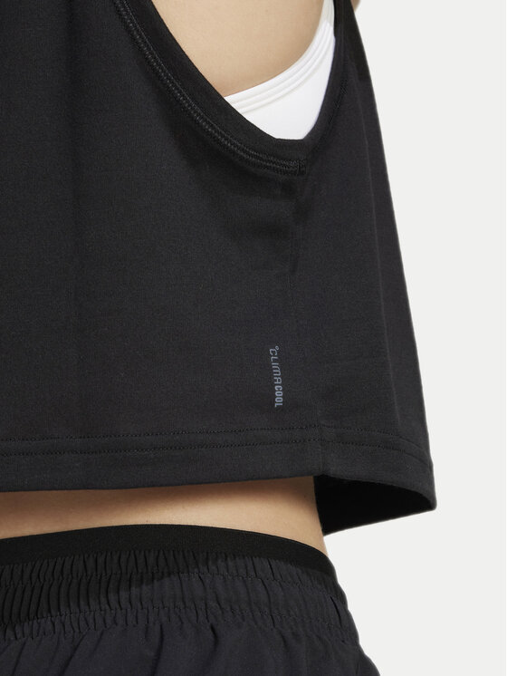 adidas adidas Технічна футболка Train Essentials Boxy Workout JF1025 Чорний Regular Fit