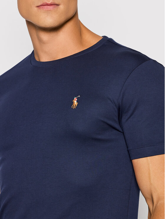 Polo Ralph Lauren Polo Ralph Lauren T-shirt 710740727 Tamnoplava Slim Fit