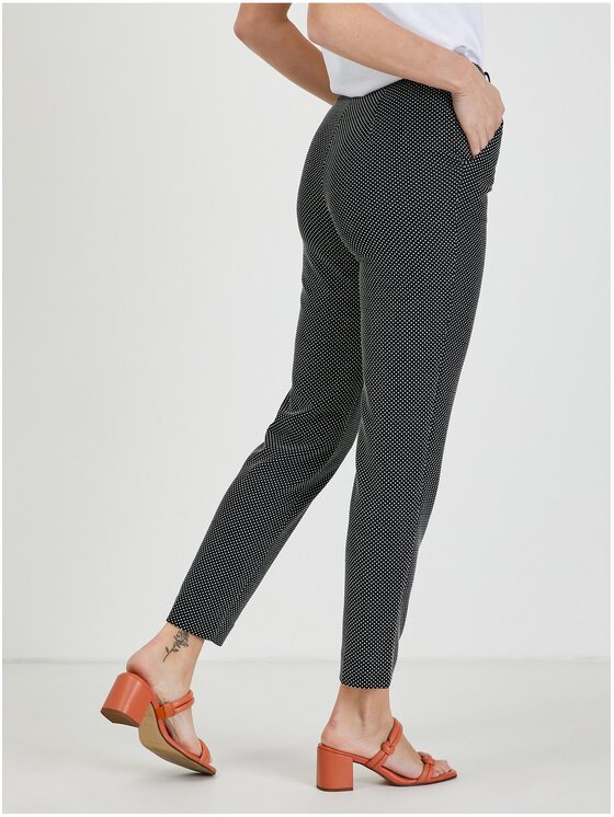 Orsay Orsay Spodnie damskie 390304-660000__38 Czarny Regular Fit