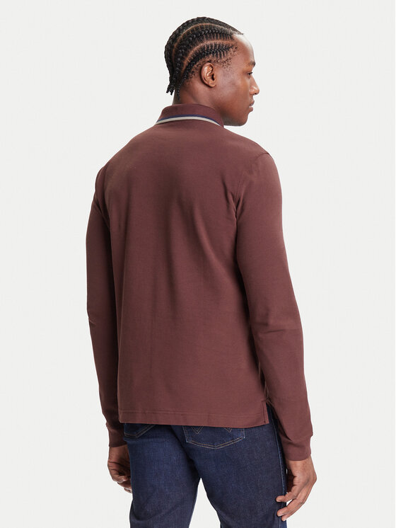 Wrangler Wrangler Polo 112371508 Smeđa Regular Fit