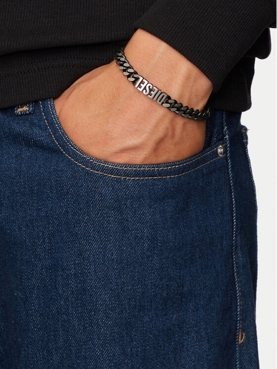 Diesel Diesel Zapestnica DX1386040 Srebrna