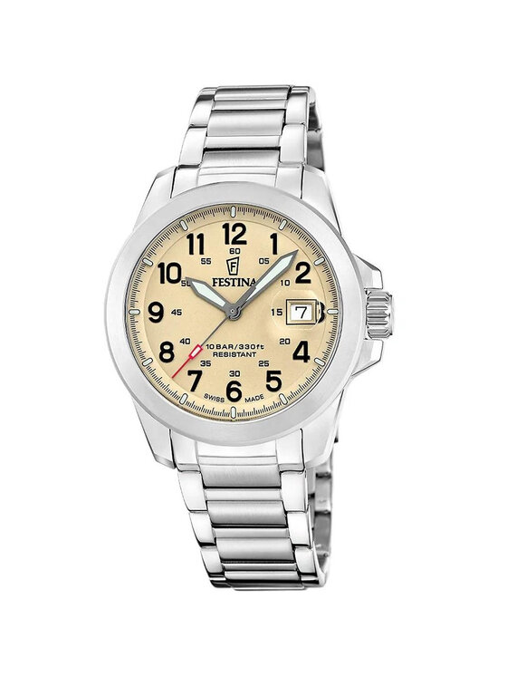Festina Festina Zegarek F20081-1 Srebrny