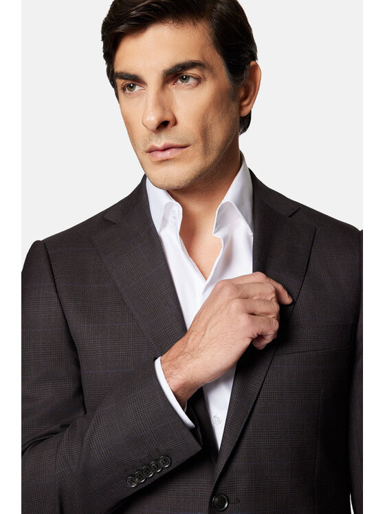 Lancerto Lancerto Garnitur Veracruz GA073124000017 Brązowy Slim Fit