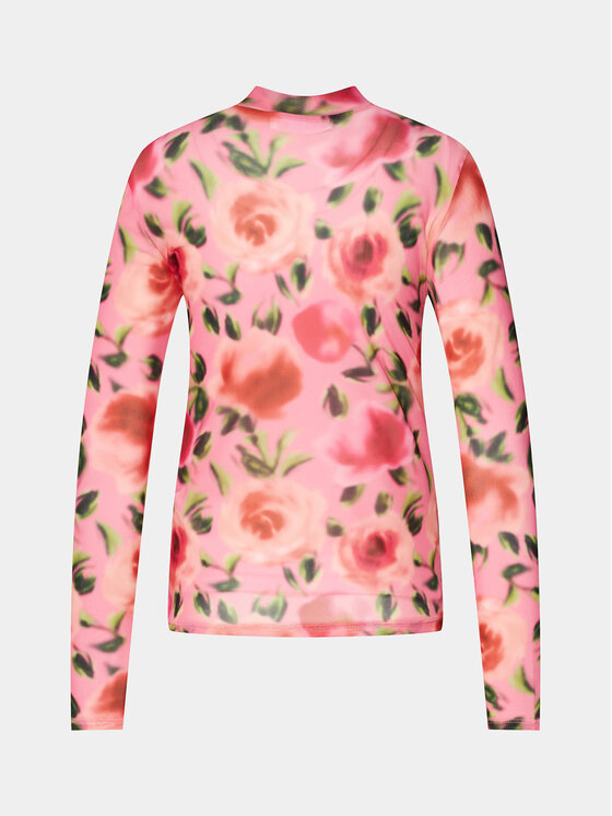 Edited Edited Majica Fiore Ružičasta Tight Fit