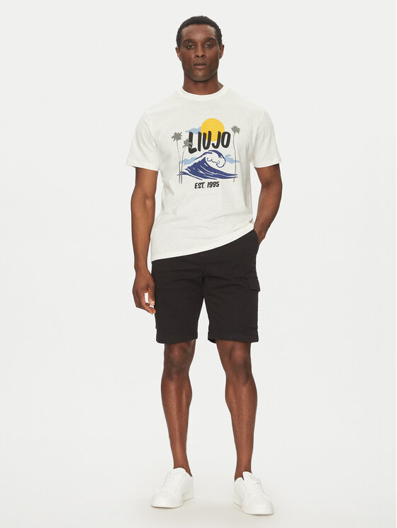 Liu Jo Liu Jo T-shirt QA5274 J7734 Bianco Regular Fit