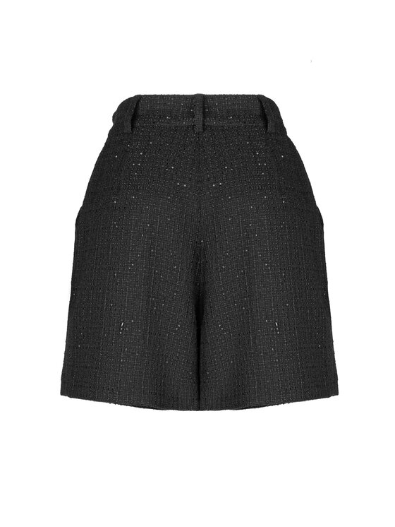 BENU BENU Spodnie garniturowe Z wysokim stanem Czarny Regular Fit
