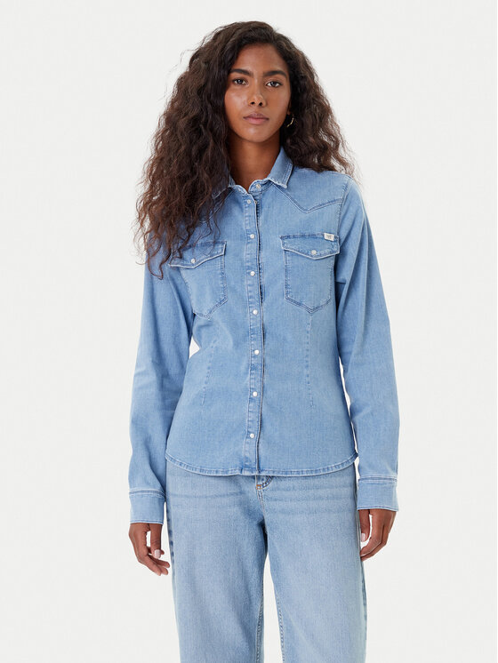 Mustang Mustang Farmering Cody 1016935 Kék Slim Fit