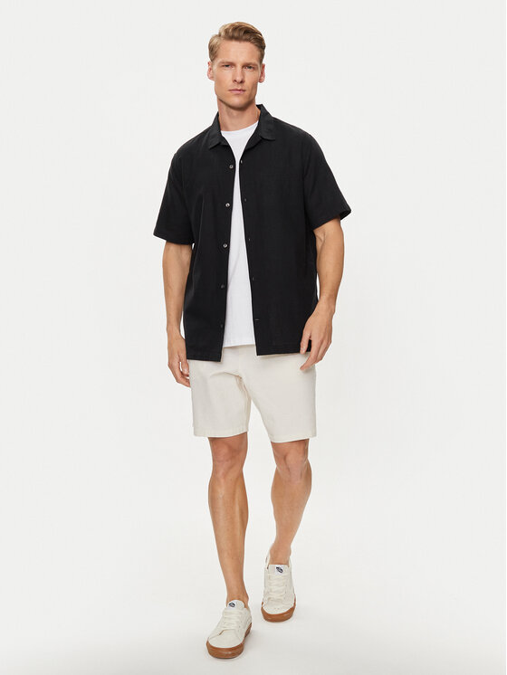Gap Gap Πουκάμισο 885310-02 Μαύρο Regular Fit