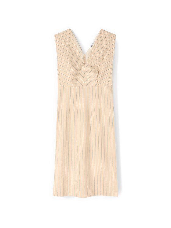 Motivi Motivi Vestito da giorno 7006Q003542N0R2 Crema Regular Fit