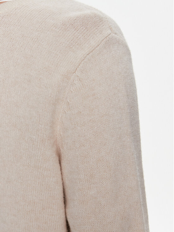 Vila Vila Πουλόβερ Ril 14092042 Μπεζ Regular Fit