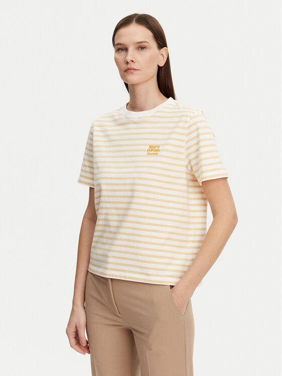 Marc O'Polo Denim Marc O'Polo Denim T-krekls 500 0005 953 Oranžs Relaxed Fit