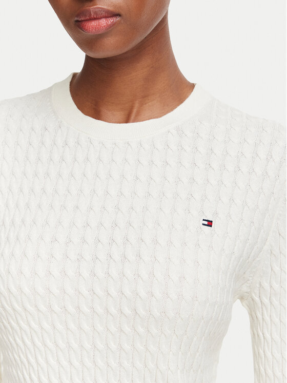 Tommy Hilfiger Tommy Hilfiger Džemper WW0WW44993 Krem Regular Fit