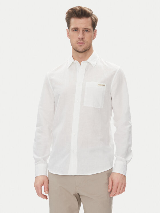 Calvin Klein Jeans Calvin Klein Jeans Cămașă J30J327295 Alb Regular Fit