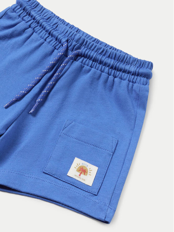 Mayoral Mayoral Set tricou și pantaloni scurți 1657 Albastru Regular Fit