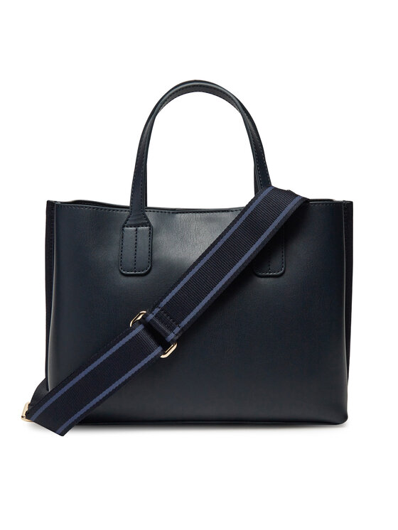 Tommy Hilfiger Tommy Hilfiger Rankinė Th Distinct Mini Tote AW0AW17192 Tamsiai mėlyna