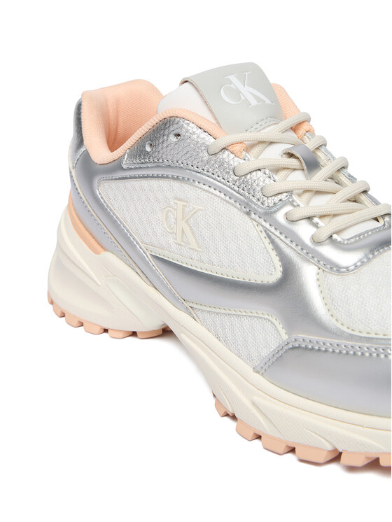 Calvin Klein Calvin Klein Сникърси Hike Runner Lace Up Mesh Mix Met YW0YW02063 Цветен