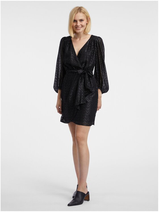 Orsay Orsay Sukienka 415049660000__38 Czarny Regular Fit