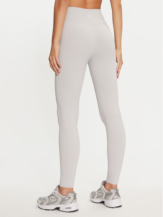 4F 4F Leggings 4FWAW24TFTIF283 Szürke Slim Fit