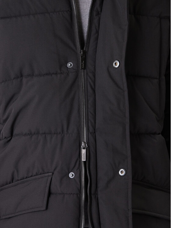 KARL LAGERFELD KARL LAGERFELD Télikabát 505035 554586 Fekete Regular Fit