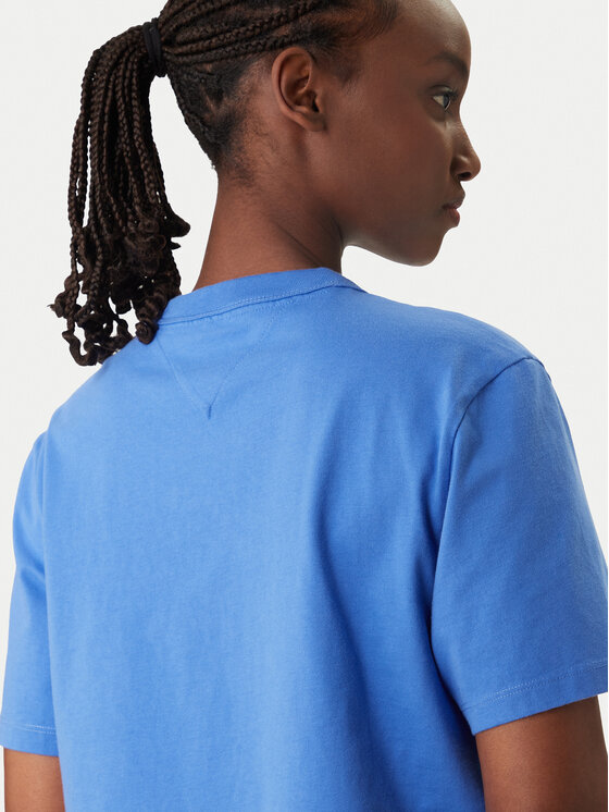 Tommy Jeans Tommy Jeans T-shirt DW0DW22202 Plava Boxy Fit