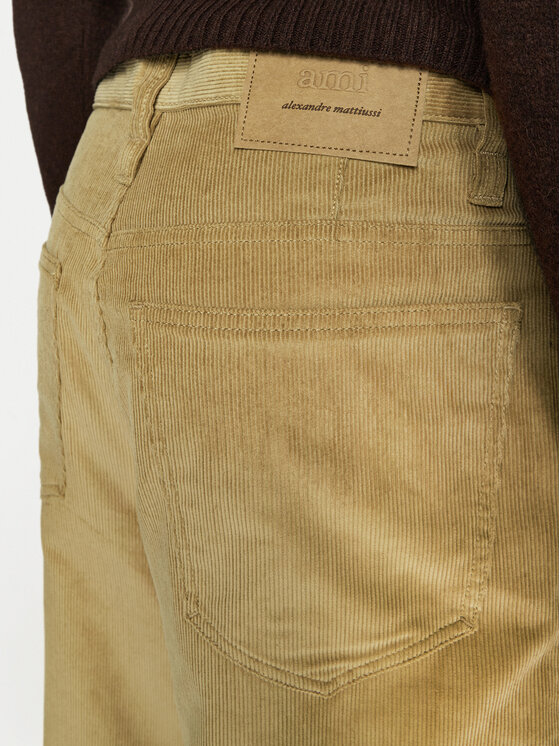 AMI PARIS AMI PARIS Hlače HTR102.CO0089 Smeđa Baggy Fit