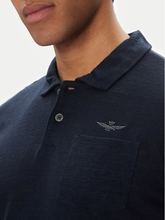 Aeronautica Militare Aeronautica Militare Polo marškinėliai 251PO1855J679 Tamsiai mėlyna Regular Fit