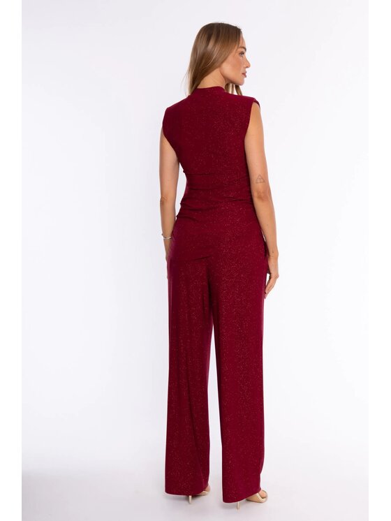Made of Emotion Made of Emotion Completo maglietta e pantaloni M924 Bordeaux A-Line Fit