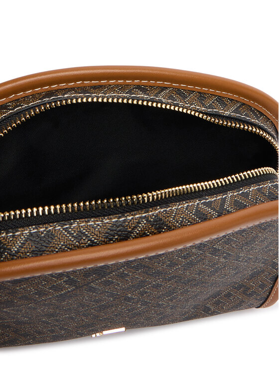 Tommy Hilfiger Tommy Hilfiger Geantă pentru cosmetice Th Icon Washbag Mono Print AW0AW18927 Negru
