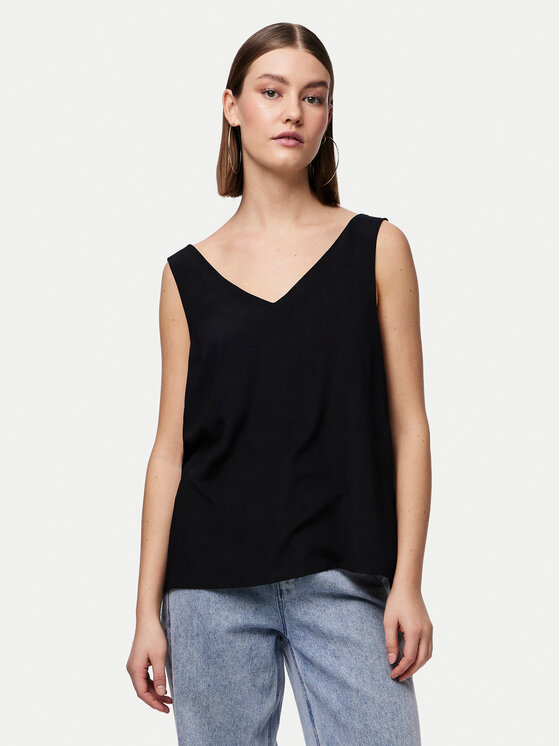 Pieces Pieces Top Franan 17146424 Negru Regular Fit