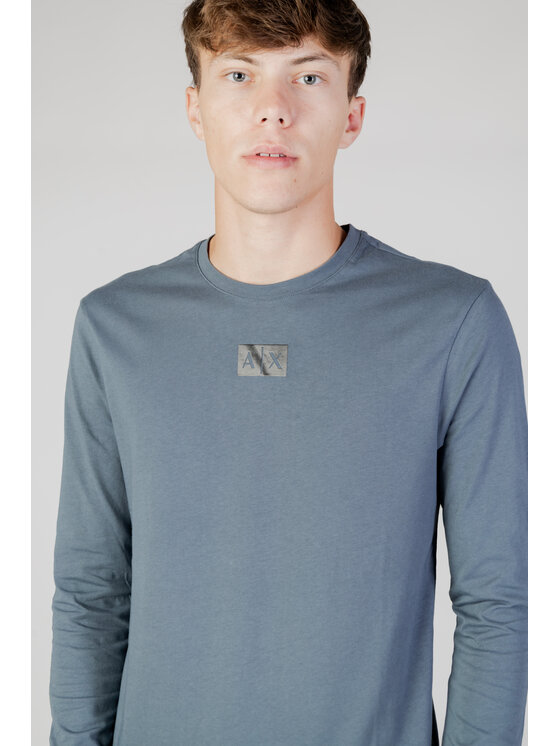Armani Exchange Armani Exchange T-Shirt 6RZTCB ZJ9TZ Szary Shirt Fit