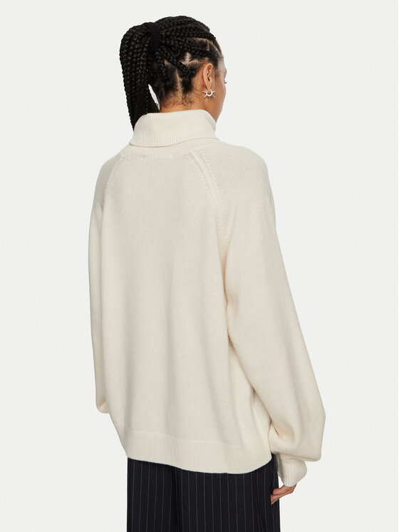 Gestuz Gestuz Bluză cu gât Manzi 10909328 Bej Loose Fit