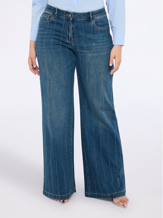 Fiorella Rubino Fiorella Rubino Jeans P407T204969N024 Blu A-Line Fit