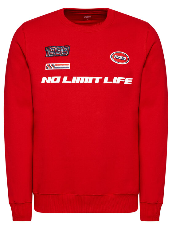 PROSTO. PROSTO. Суитшърт KLASYK Crewneck Drift 1011 Червен Regular Fit