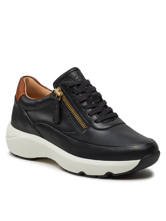 Clarks Clarks Tenisice Tivoli Zip 26176648 Crna