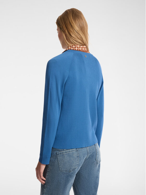 Elena Mirò Elena Mirò Cardigan M442Z000570N024 Turchese Regular Fit