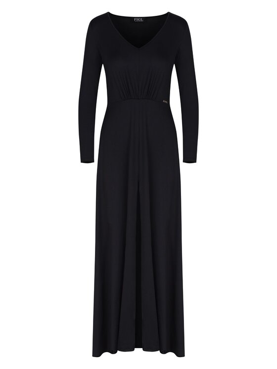 FIGL FIGL Sukienka M727 Czarny Regular Fit