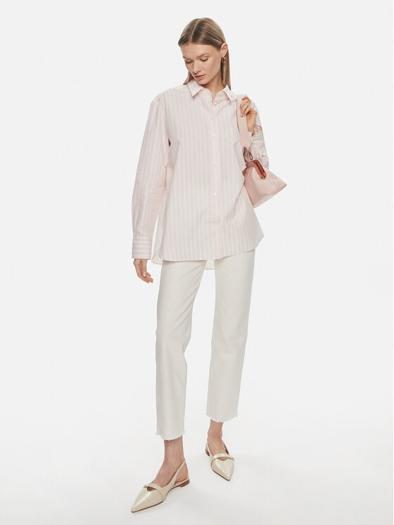 Tommy Hilfiger Tommy Hilfiger Koszula WW0WW41854 Różowy Relaxed Fit